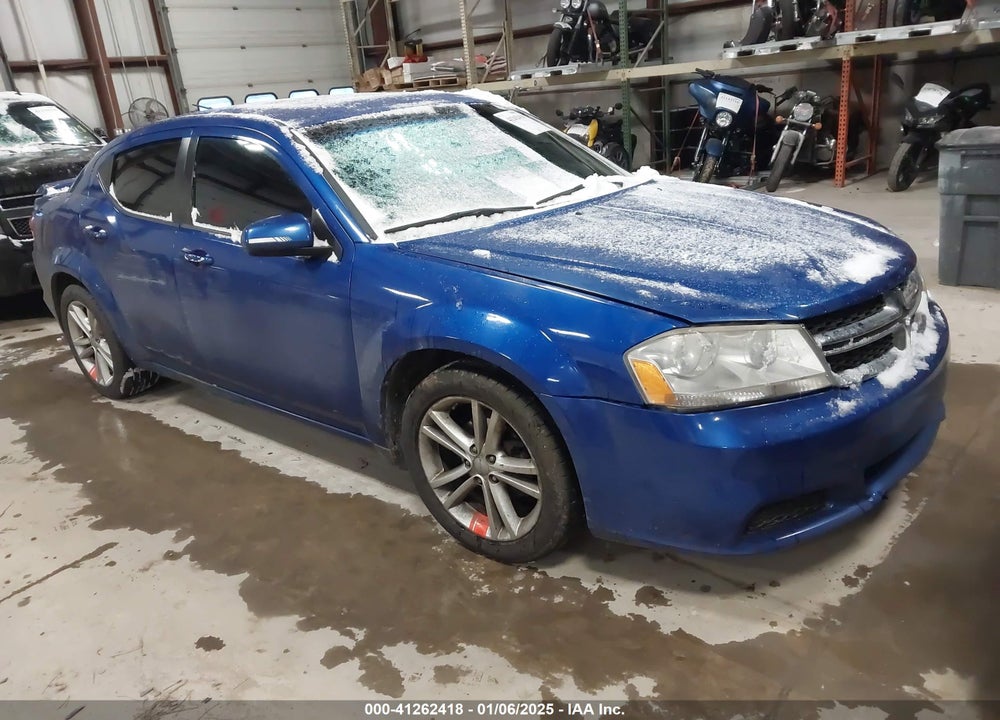 2012 DODGE AVENGER SXT VIN: 1C3CDZCB6CN213789