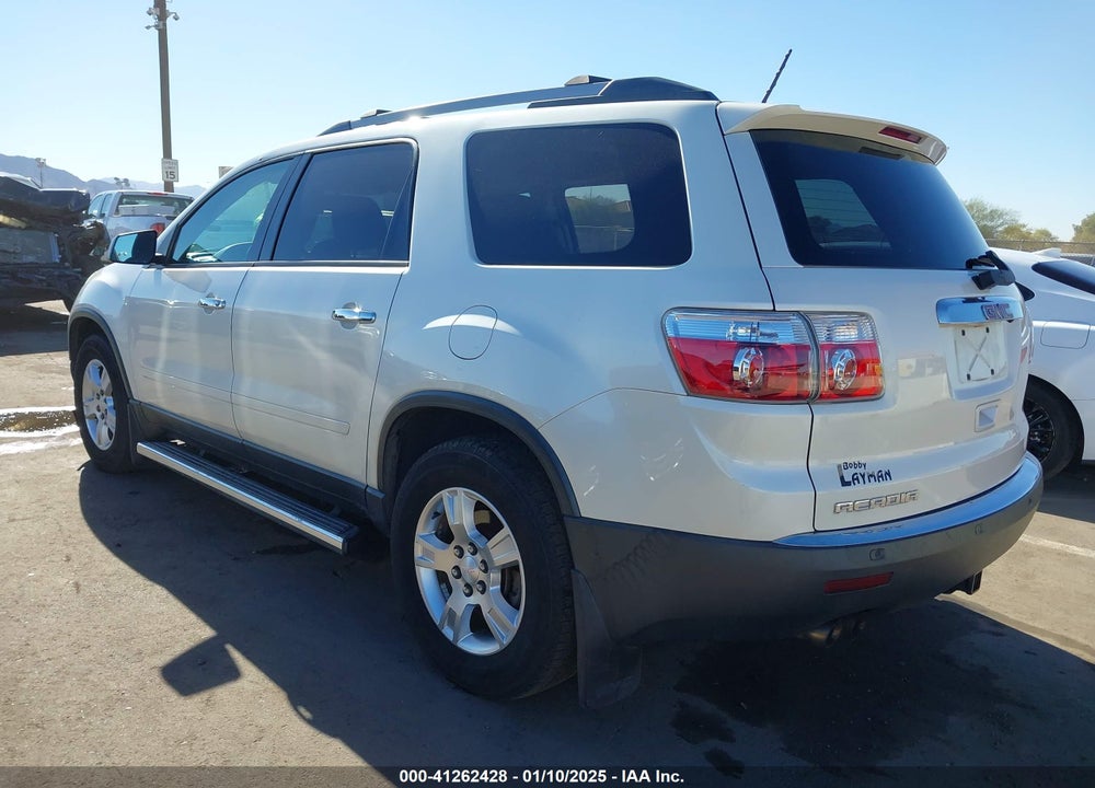 2011 GMC ACADIA SLE VIN: 1GKKRPED0BJ356548