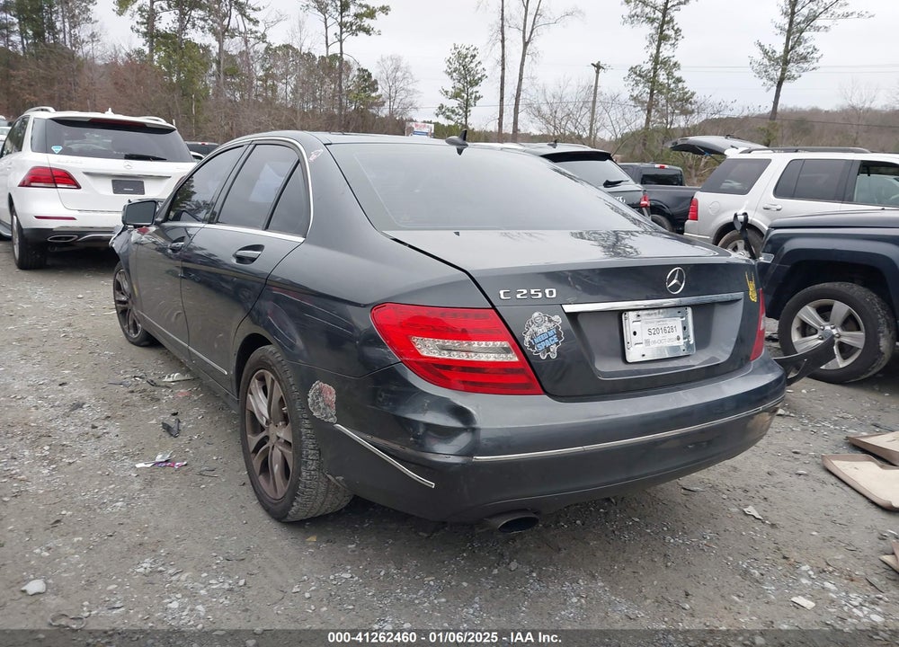 2013 MERCEDES-BENZ C 250 VIN: WDDGF4HB6DR241028
