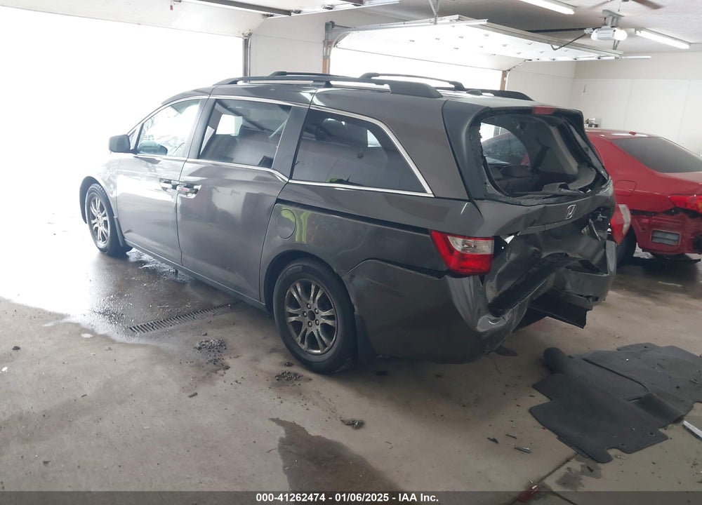 2011 HONDA ODYSSEY EX-L VIN: 5FNRL5H68BB072220