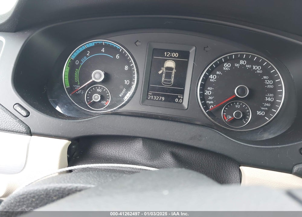 2013 VOLKSWAGEN JETTA HYBRID SEL VIN: 3VW637AJ8DM311869
