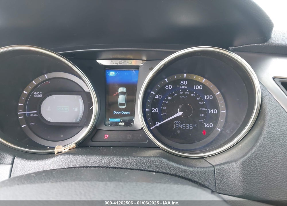 2011 HYUNDAI SONATA HYBRID VIN: KMHEC4A45BA012899