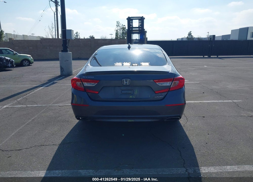 2018 HONDA ACCORD SPORT VIN: 1HGCV1F35JA162936
