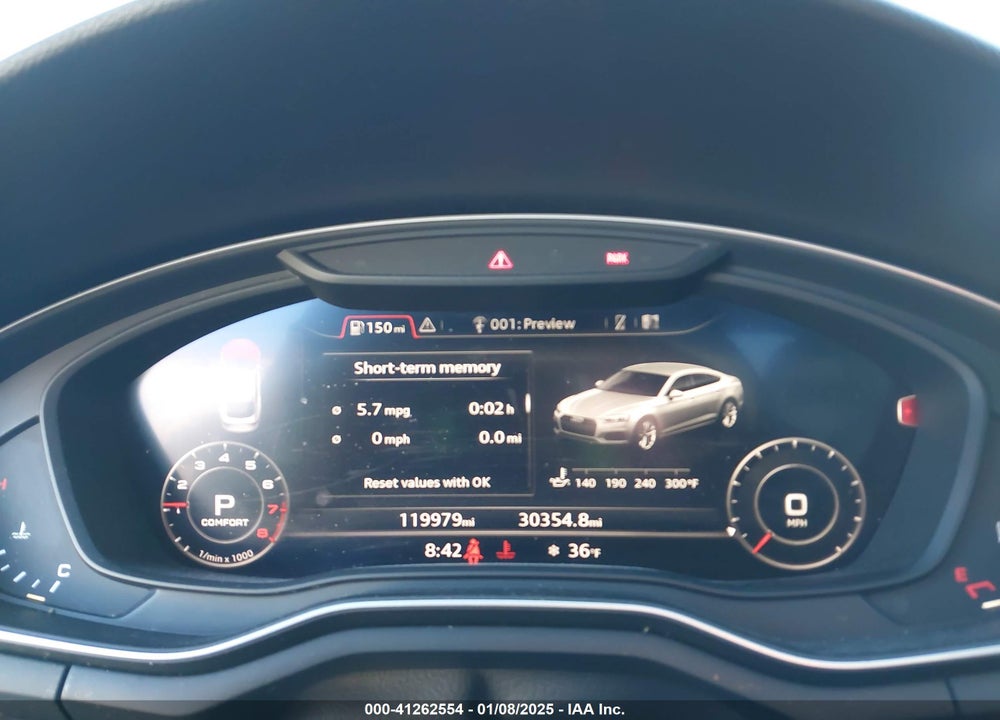 2018 AUDI A5 VIN: WAUENCF57JA038605