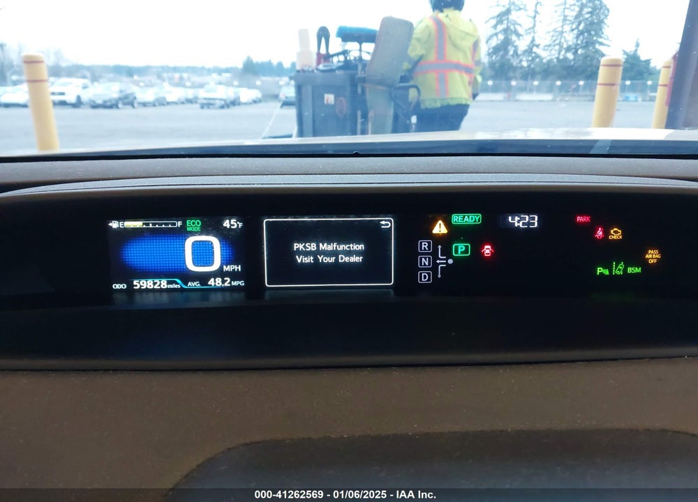 2019 TOYOTA PRIUS VIN: JTDL9RFU1K3009518