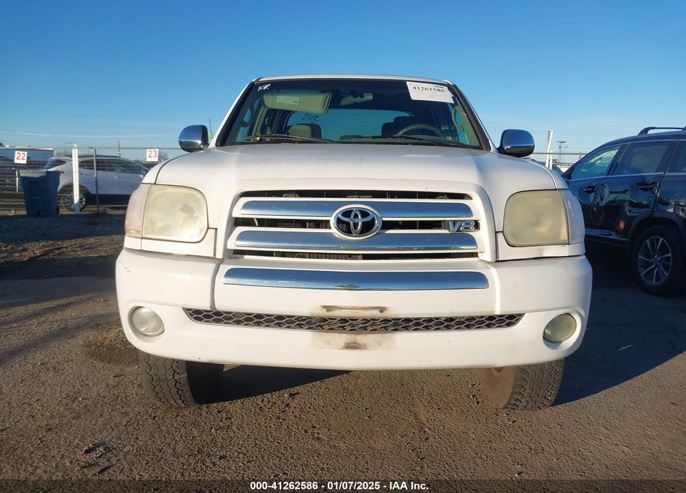 2006 TOYOTA TUNDRA SR5 V8 VIN: 5TBET34186S516221