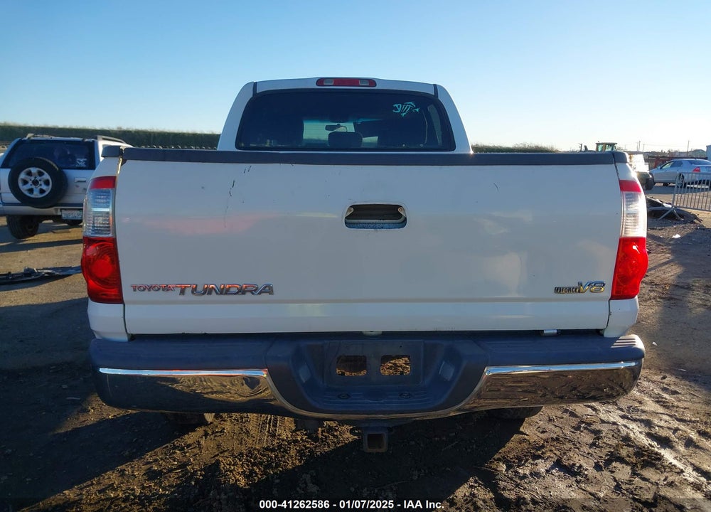 2006 TOYOTA TUNDRA SR5 V8 VIN: 5TBET34186S516221