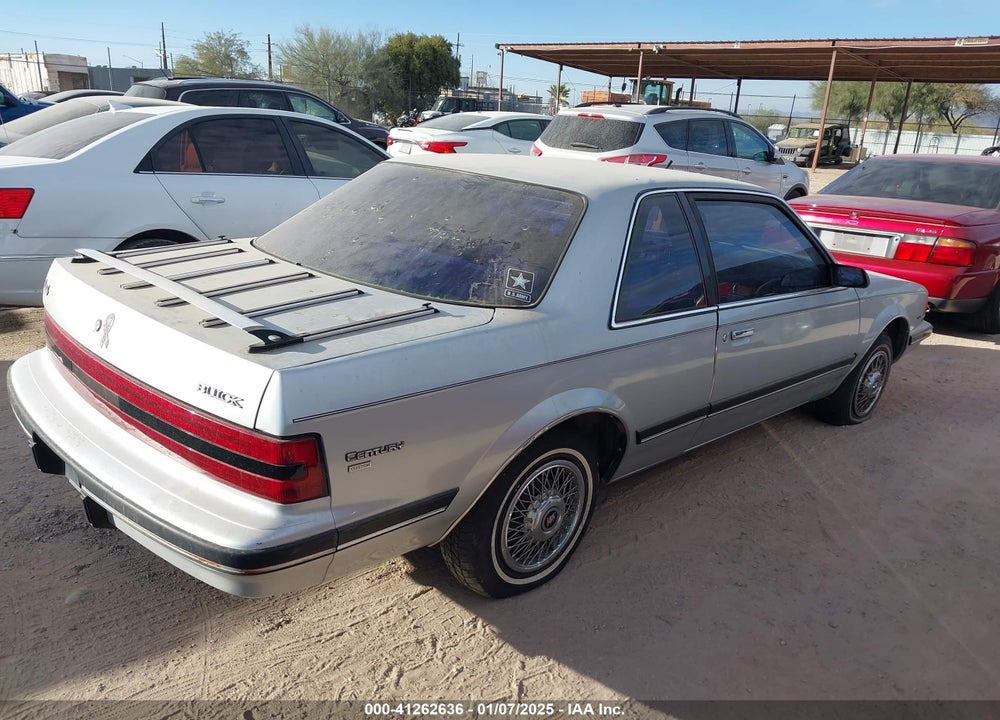 1990 BUICK CENTURY CUSTOM VIN: 3G4AH14N3LS625168