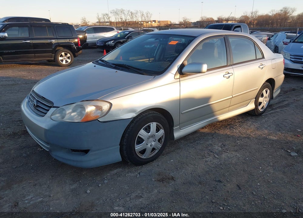 2004 TOYOTA COROLLA S VIN: 1NXBR32E44Z217098
