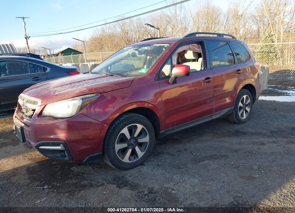2018 SUBARU FORESTER 2.5I PREMIUM VIN: JF2SJAGC1JH592895
