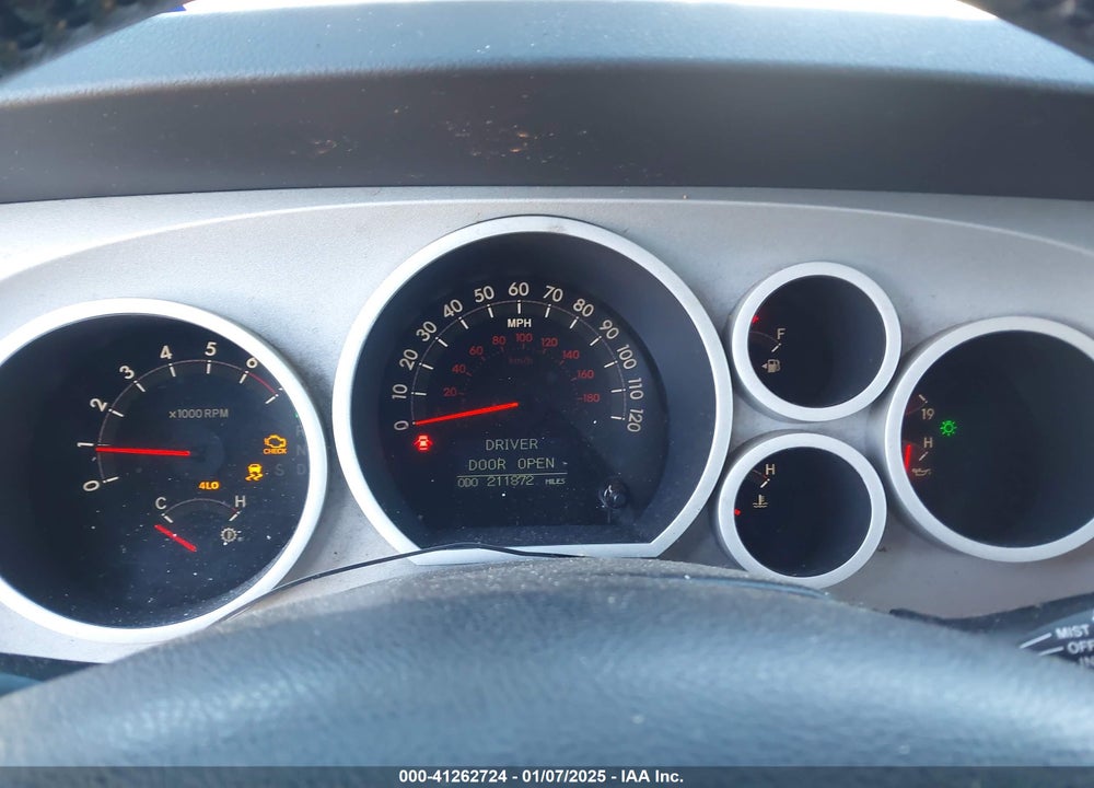 2008 TOYOTA TUNDRA LIMITED 5.7L V8 VIN: 5TFDV58198X065302