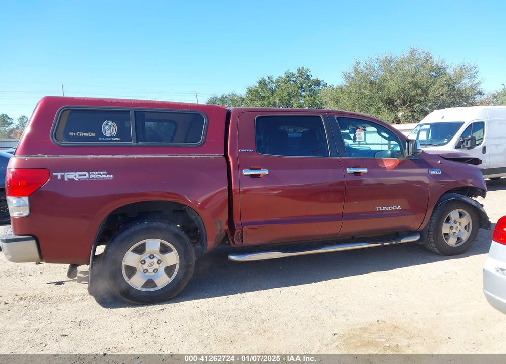 2008 TOYOTA TUNDRA LIMITED 5.7L V8 VIN: 5TFDV58198X065302