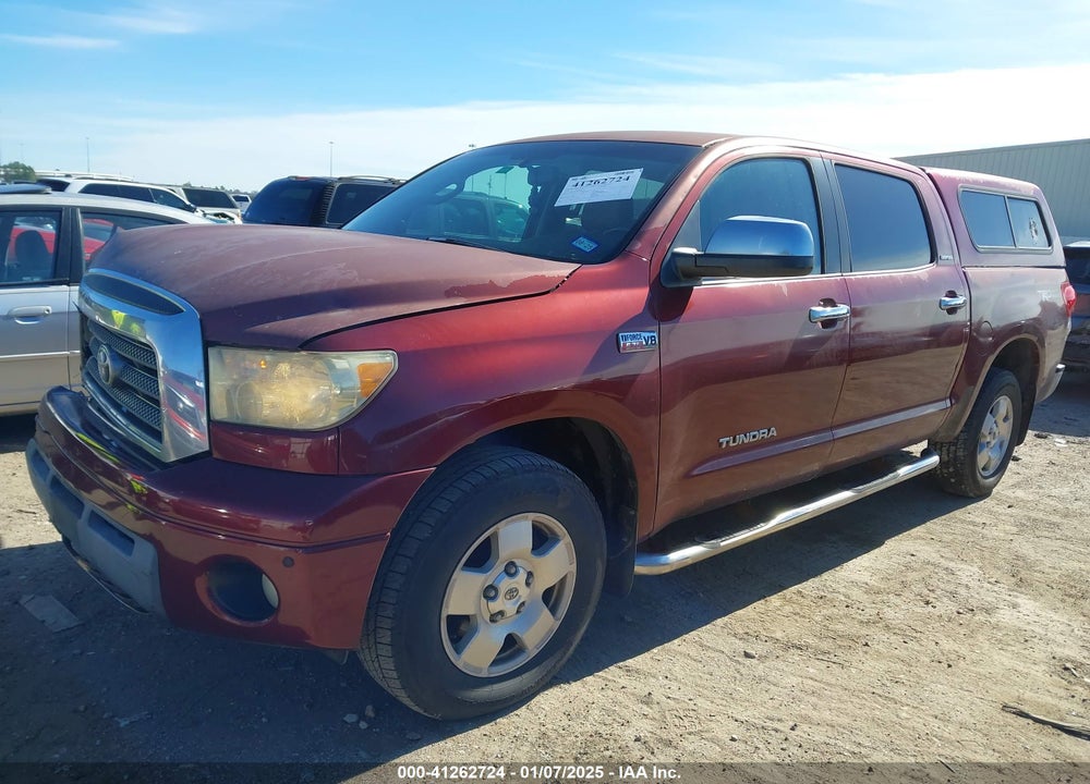 2008 TOYOTA TUNDRA LIMITED 5.7L V8 VIN: 5TFDV58198X065302
