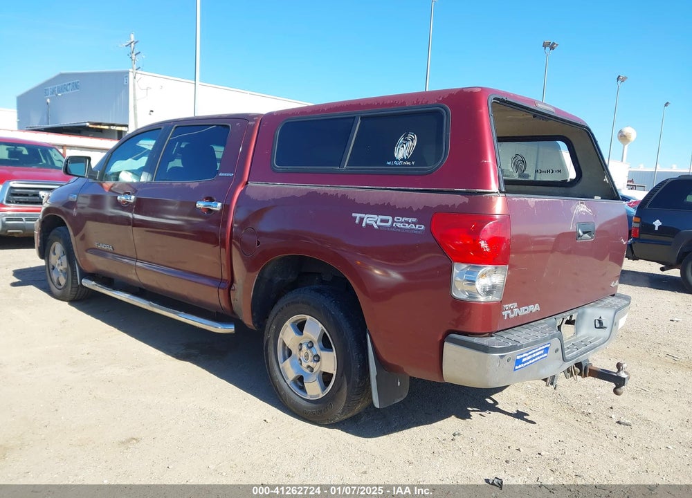 2008 TOYOTA TUNDRA LIMITED 5.7L V8 VIN: 5TFDV58198X065302