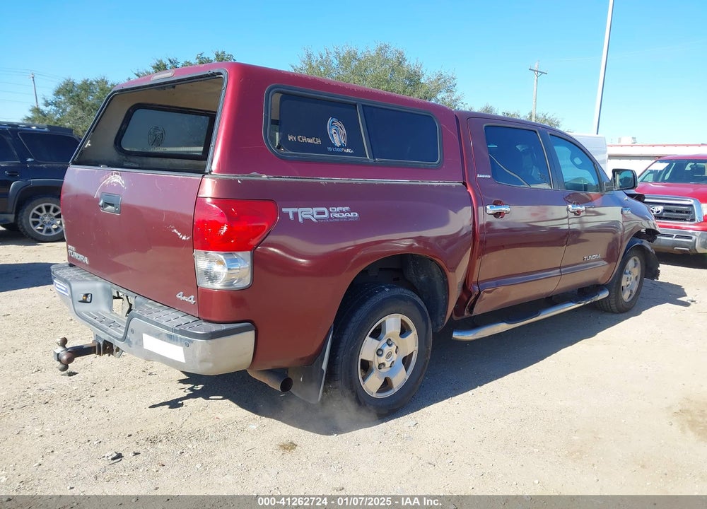 2008 TOYOTA TUNDRA LIMITED 5.7L V8 VIN: 5TFDV58198X065302