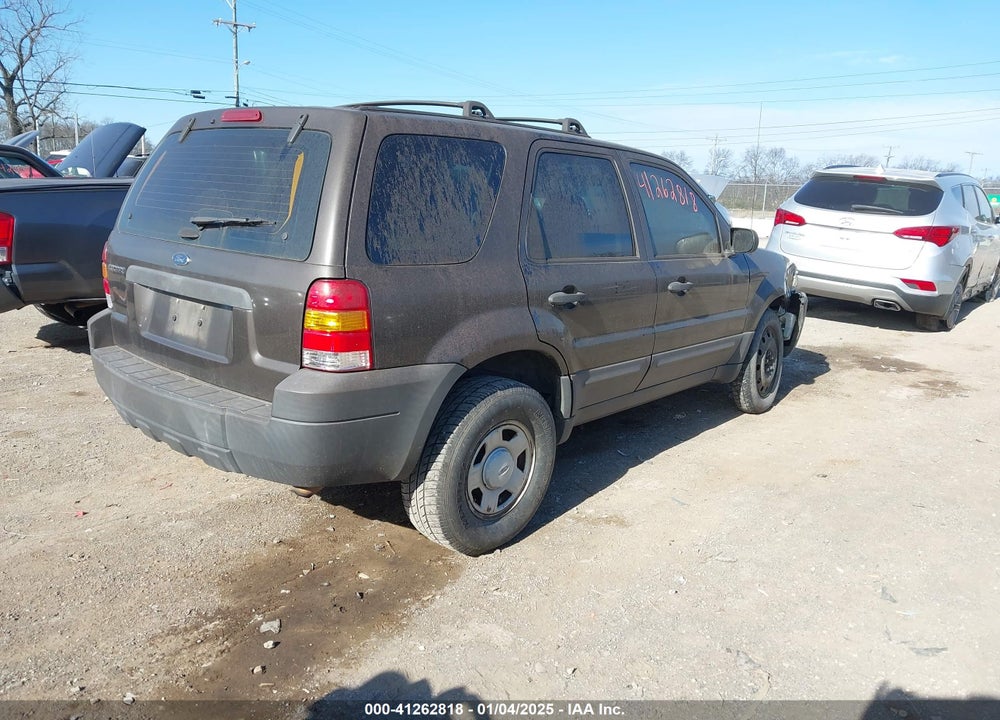 2007 FORD ESCAPE XLS/XLS MANUAL VIN: 1FMYU02Z57KB52532