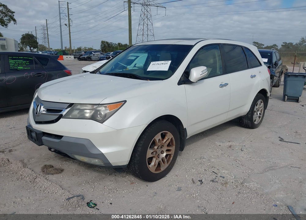 2009 ACURA MDX TECHNOLOGY PACKAGE VIN: 2HNYD28619H519539