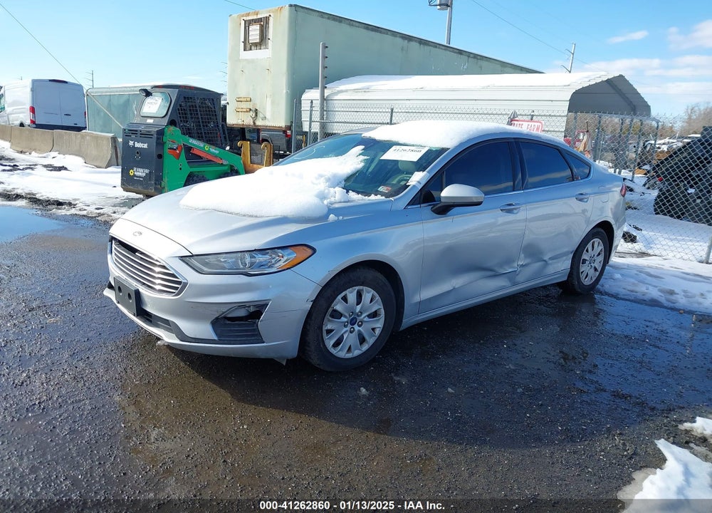 2019 FORD FUSION S VIN: 3FA6P0G7XKR163451