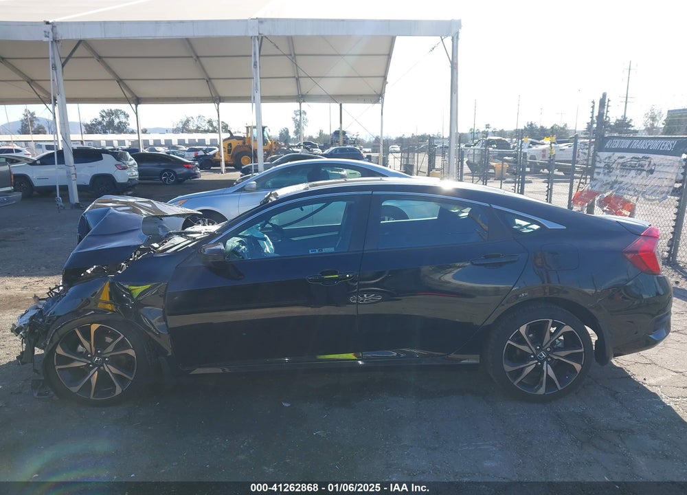 2021 HONDA CIVIC VIN: 2HGFC2F89MH516757