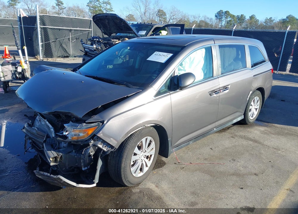 2015 HONDA ODYSSEY EX-L VIN: 5FNRL5H60FB010526