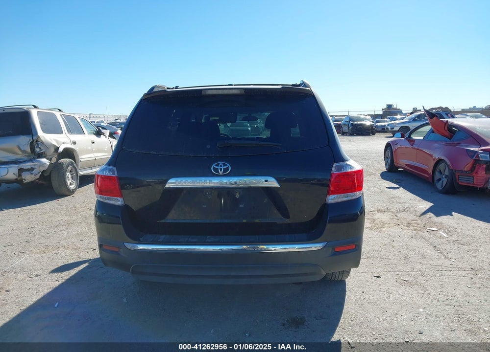 2012 TOYOTA HIGHLANDER SE VIN: 5TDZA3EH6CS029802