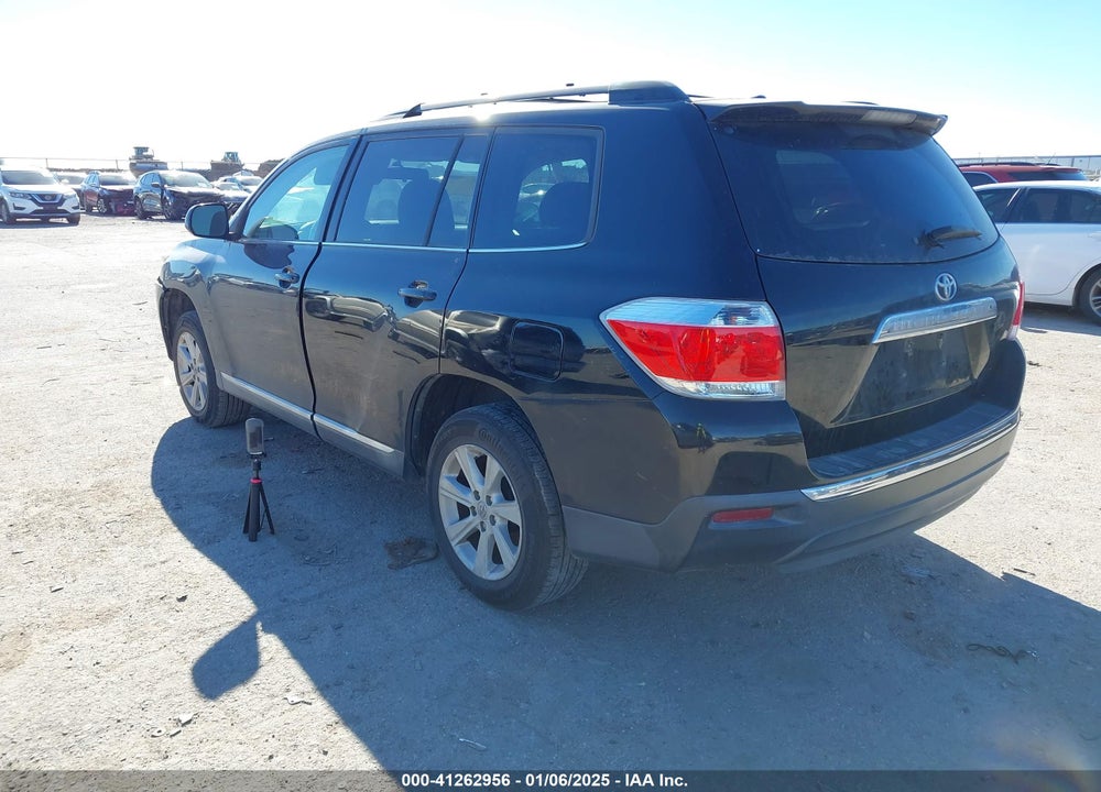 2012 TOYOTA HIGHLANDER SE VIN: 5TDZA3EH6CS029802