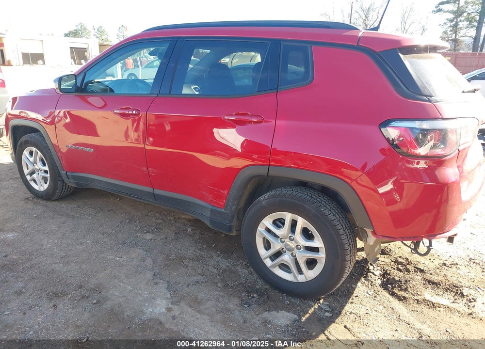 2018 JEEP COMPASS SPORT FWD VIN: 3C4NJCAB6JT250786