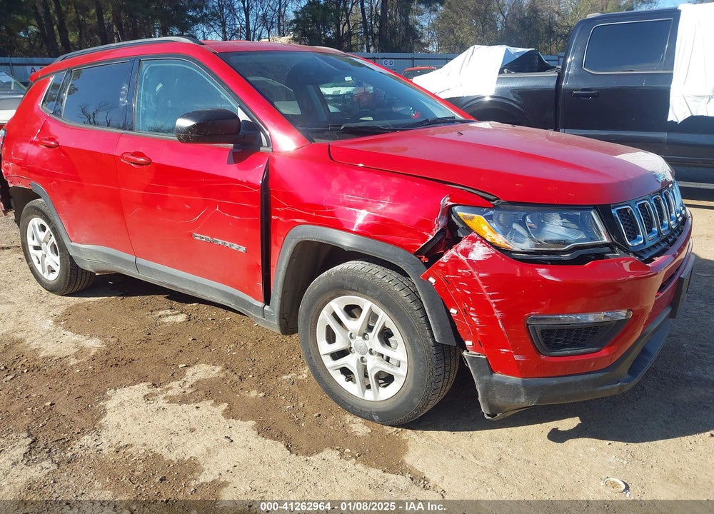 2018 JEEP COMPASS SPORT FWD VIN: 3C4NJCAB6JT250786