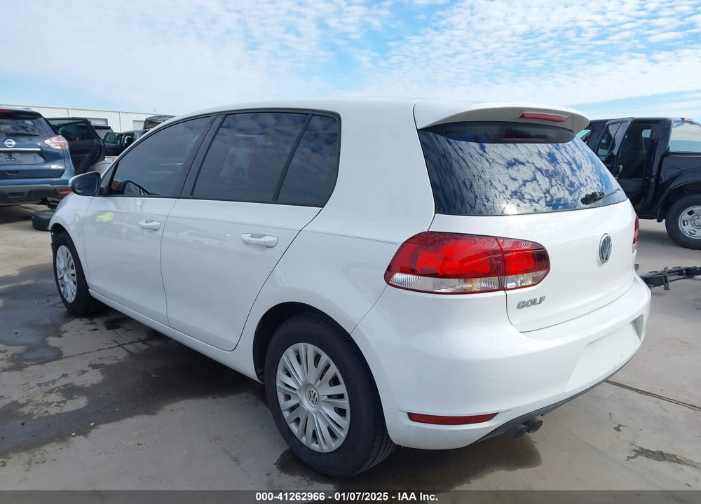 2013 VOLKSWAGEN GOLF 2.5L 4-DOOR VIN: WVWDB7AJ8DW119994