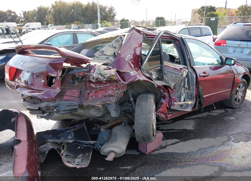 2004 HONDA ACCORD 2.4 EX VIN: JHMCM56654C004199