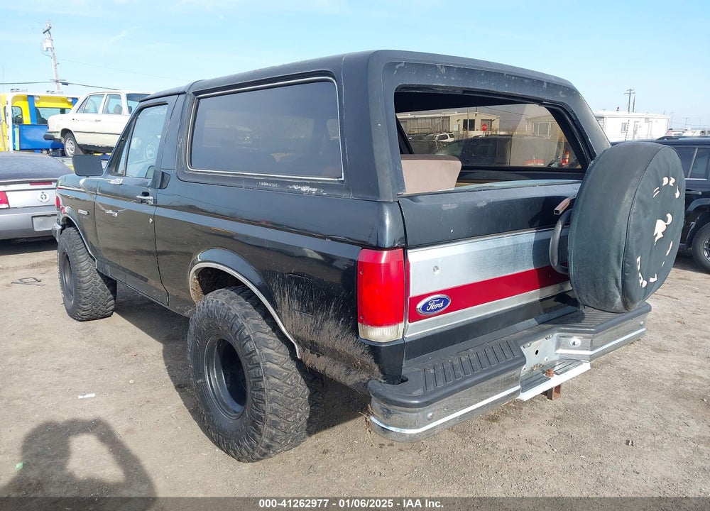1988 FORD BRONCO U100 VIN: 1FMEU15H6JLA60116