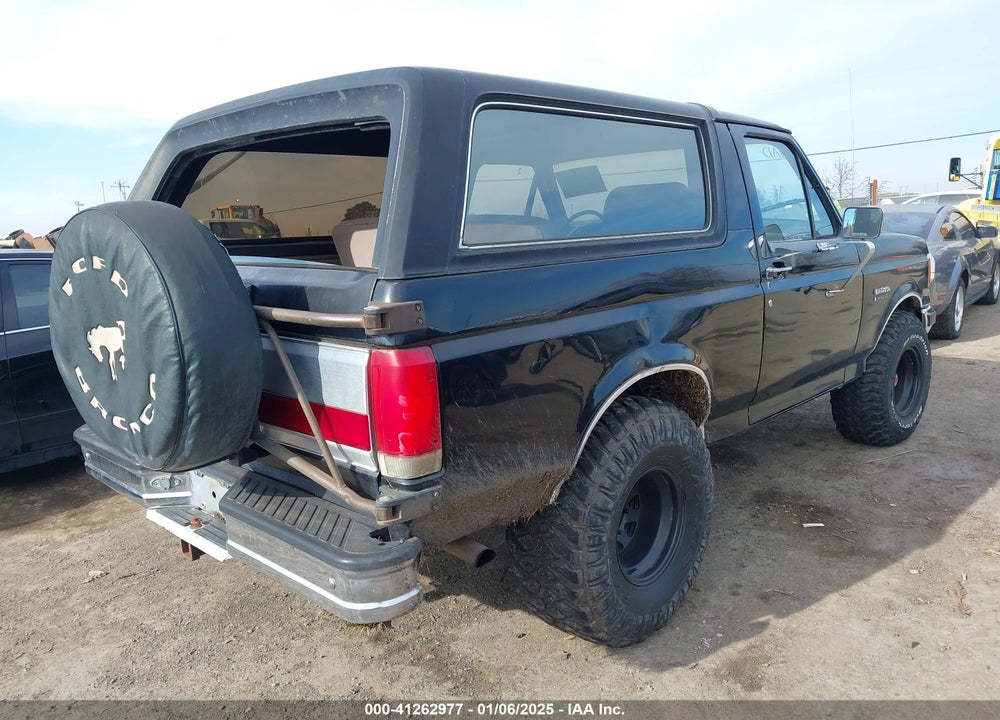1988 FORD BRONCO U100 VIN: 1FMEU15H6JLA60116