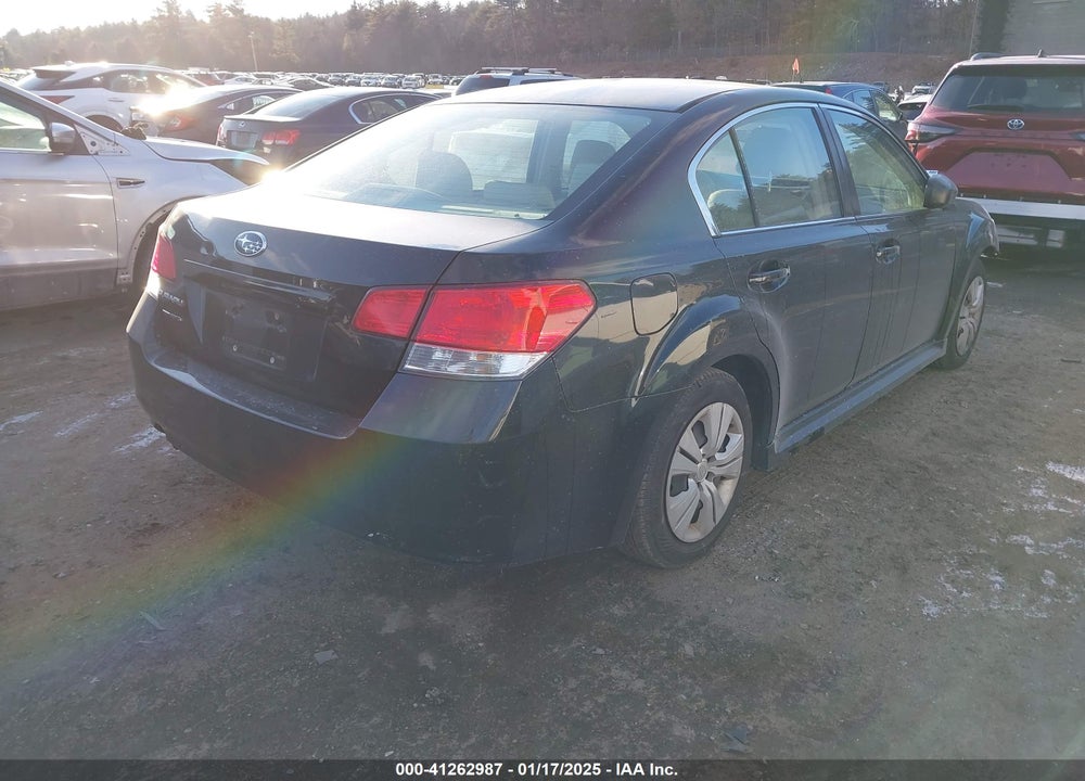 2011 SUBARU LEGACY VIN: 4S3BMAA60B1250440