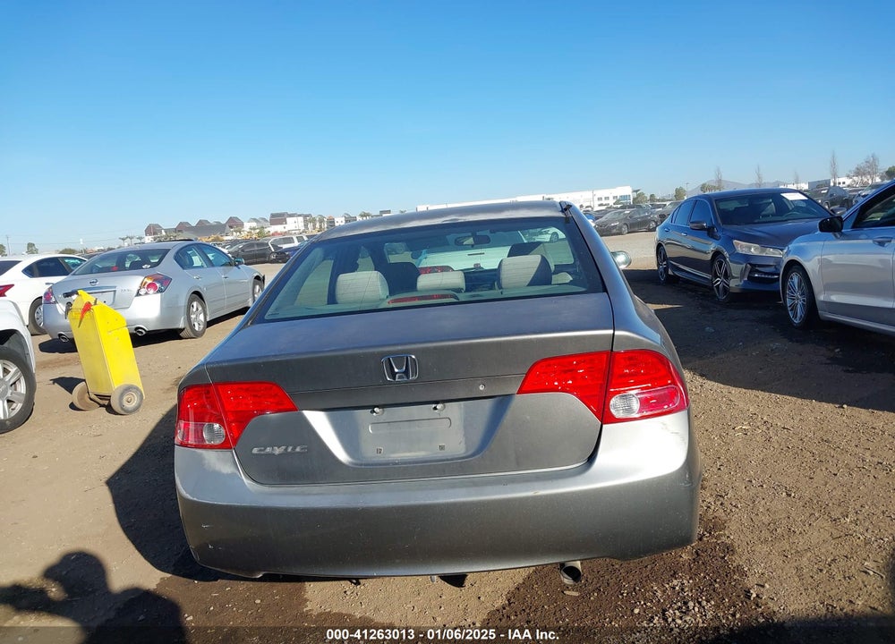 2006 HONDA CIVIC LX VIN: 1HGFA155X6L147324