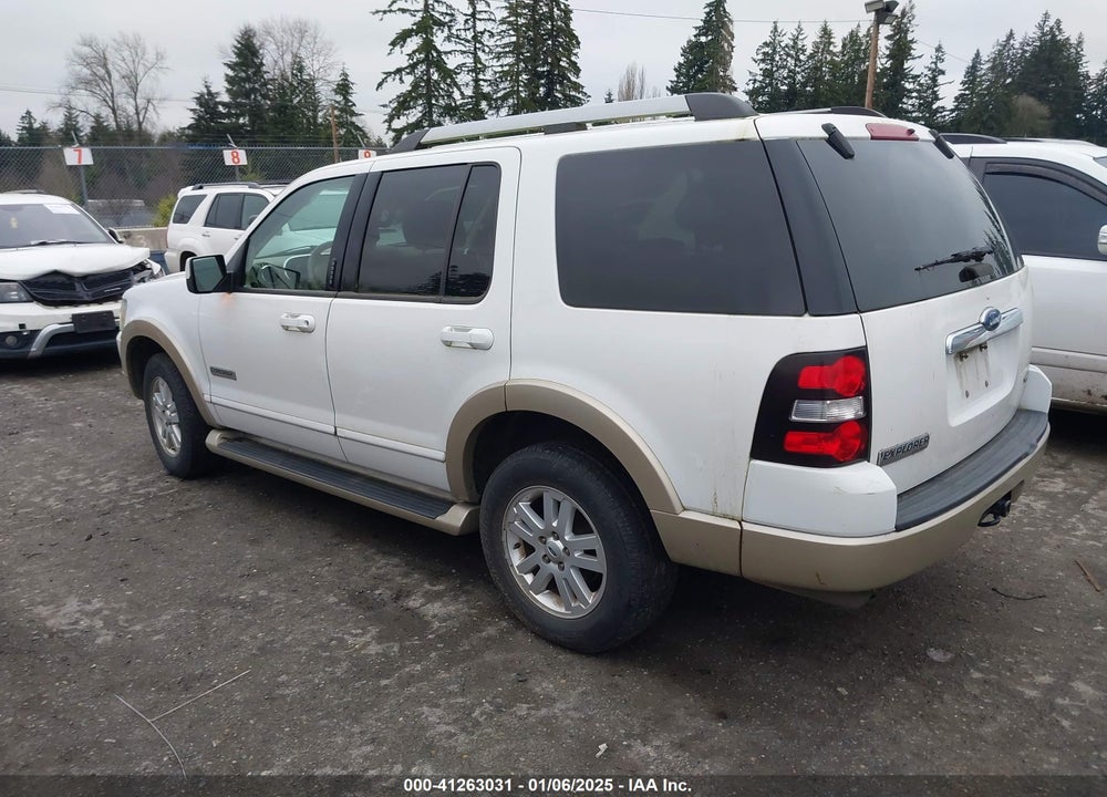 2007 FORD EXPLORER EDDIE BAUER VIN: 1FMEU74E37UB03887