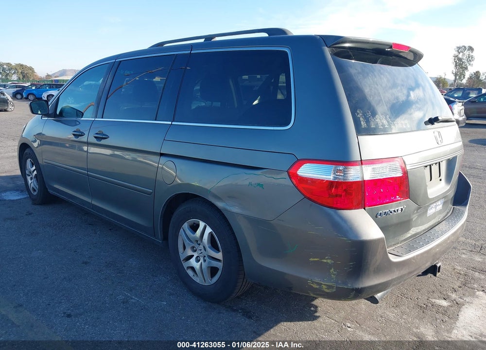 2007 HONDA ODYSSEY EX-L VIN: 5FNRL38717B079174