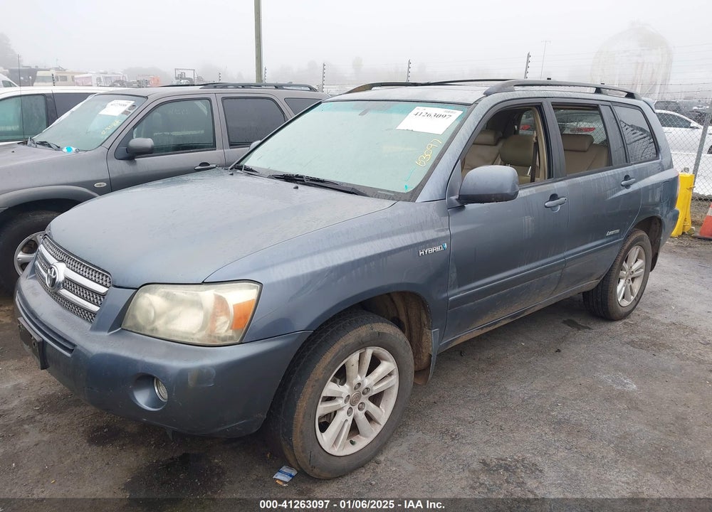 2007 TOYOTA HIGHLANDER HYBRID LIMITED V6 VIN: JTEDW21A370018548