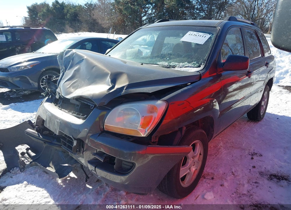 2007 KIA SPORTAGE LX VIN: KNDJF724477401550