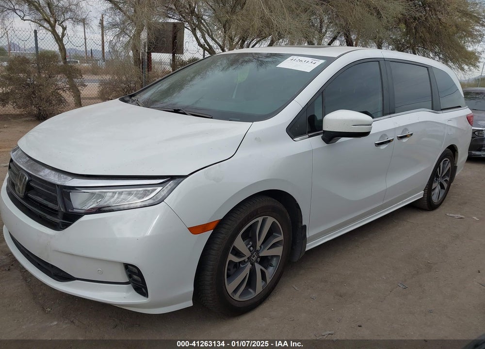 2022 HONDA ODYSSEY TOURING VIN: 5FNRL6H88NB049189