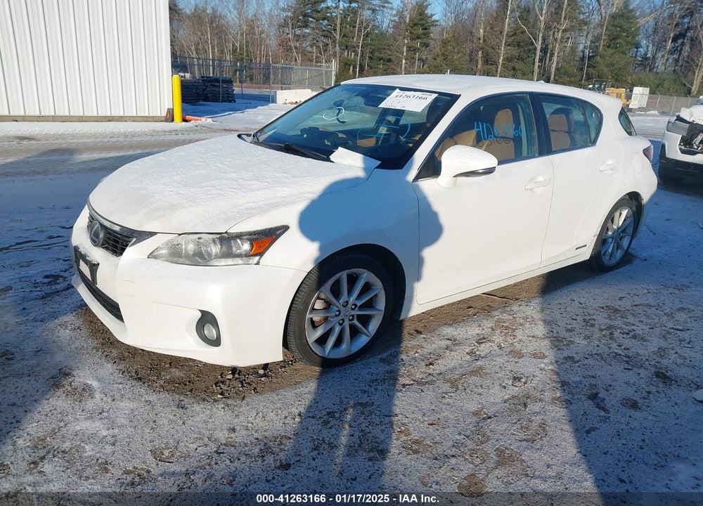 2012 LEXUS CT 200H VIN: JTHKD5BH4C2073912