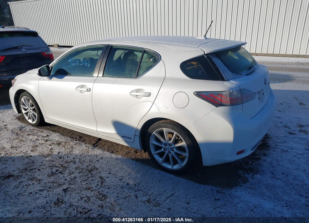 2012 LEXUS CT 200H VIN: JTHKD5BH4C2073912