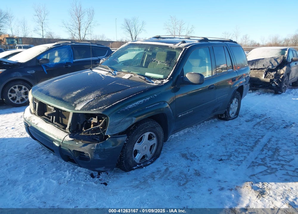 2002 CHEVROLET TRAILBLAZER LS VIN: 1GNDT13S422364657