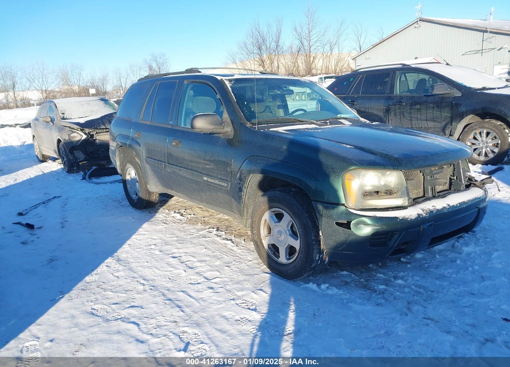 2002 CHEVROLET TRAILBLAZER LS VIN: 1GNDT13S422364657