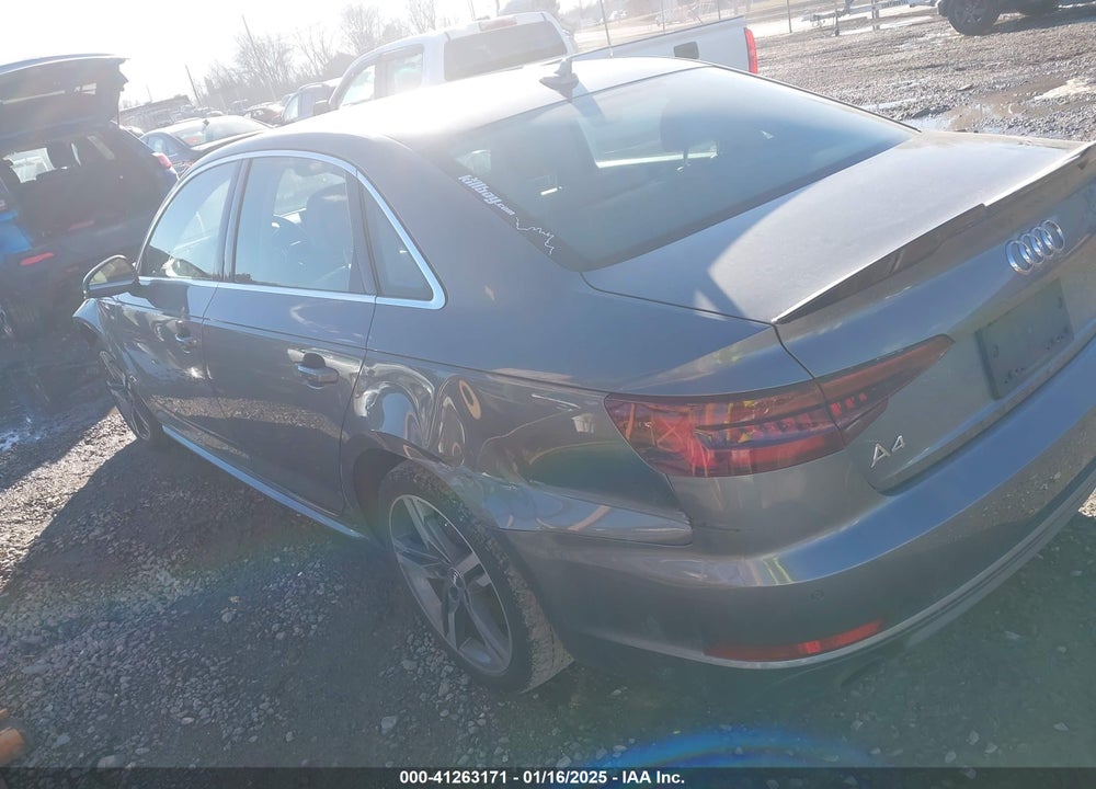 2018 AUDI A4 VIN: WAUENAF47JN016754