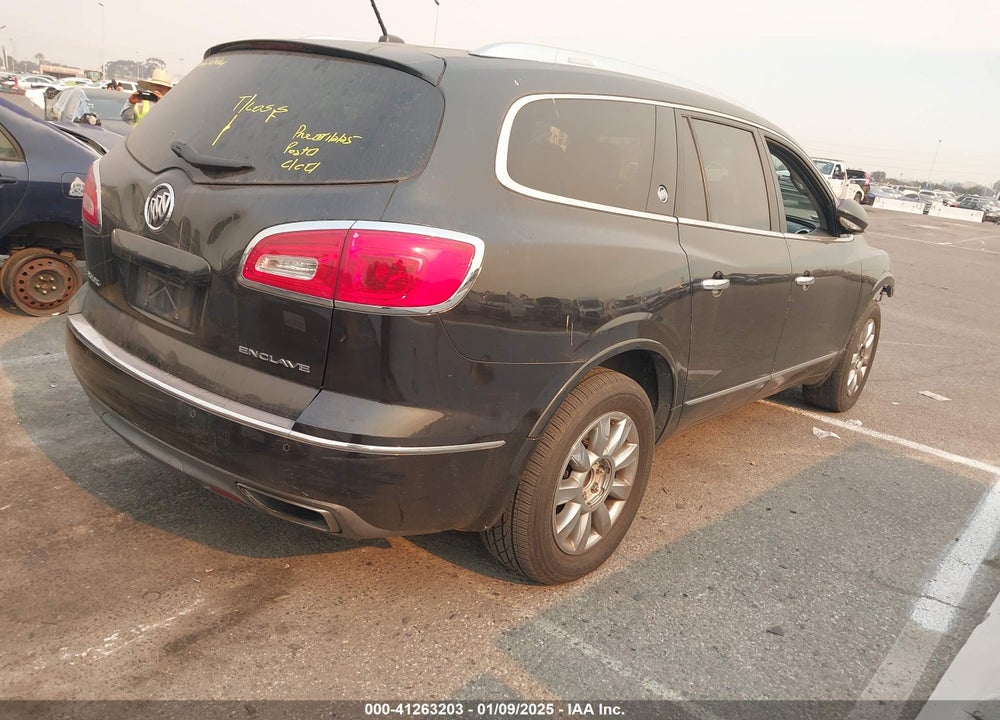 2013 BUICK ENCLAVE LEATHER VIN: 5GAKRCKD9DJ241282