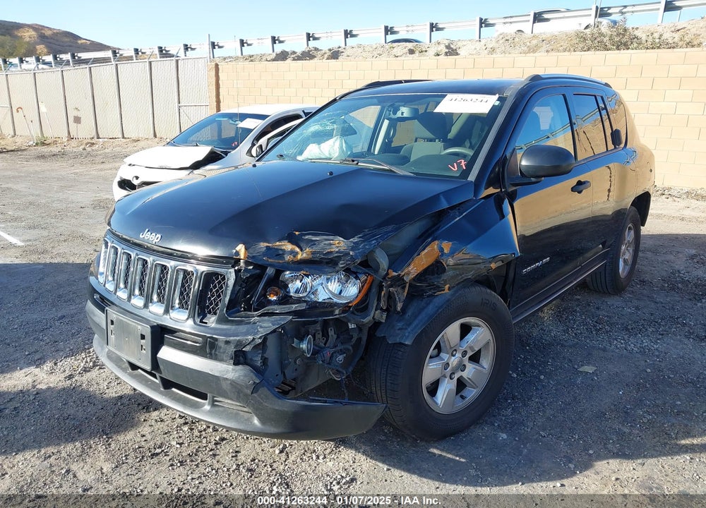 2014 JEEP COMPASS SPORT VIN: 1C4NJCBA2ED510991