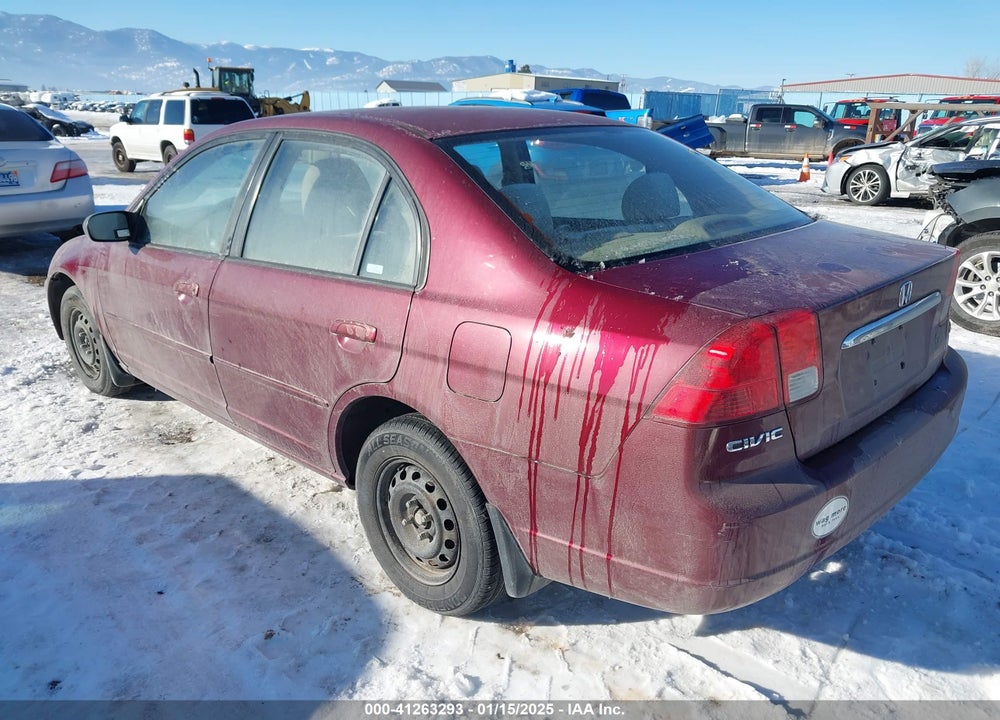 2003 HONDA CIVIC LX VIN: 2HGES16583H553053