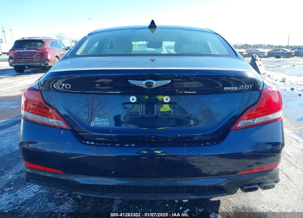 2019 GENESIS G70 VIN: KMTG64LA0KU036566