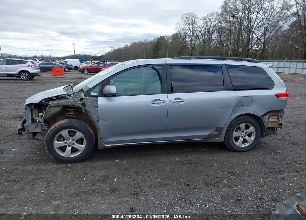 2012 TOYOTA SIENNA LE V6 8 PASSENGER VIN: 5TDKK3DC5CS202245