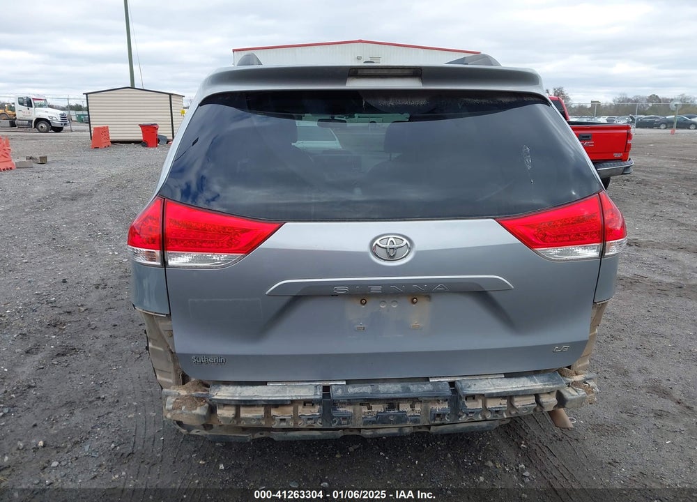2012 TOYOTA SIENNA LE V6 8 PASSENGER VIN: 5TDKK3DC5CS202245